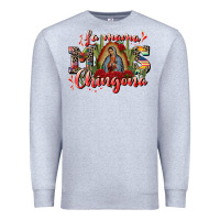 Heather Grey la mama mos chingona Premium Sweatshirt - CTS Tumbler Store