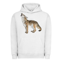 Pigment Lunar Rock Howling Coyote Urban Hoodie - LillyAllenDesigns
