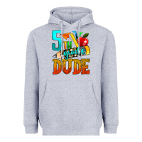Heather Grey 5th grade dude Heavyweight Hoodie - texasbilliewilder