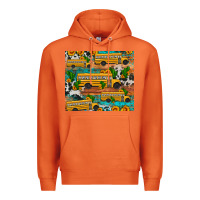 Carrot school bus cactus sunflower Premium Hoodie - Artiststas