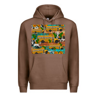 Chestnut school bus cactus sunflower Premium Hoodie - Artiststas