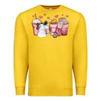 Lemon wedding bride coffee cups Premium Sweatshirt - Zillion Design Studio