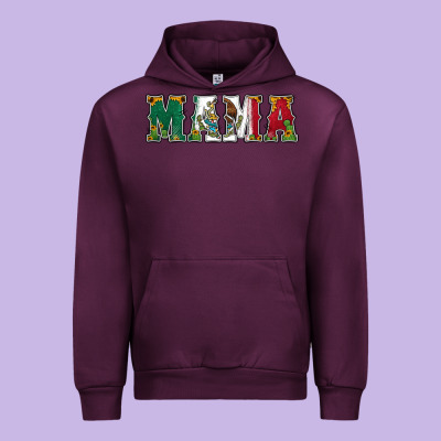 Mexican Flag Mama Urban Hoodie Designed By Jasminsmagicworld