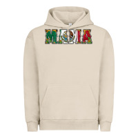 Pigment French Oak mexican flag mama Urban Hoodie - Jasminsmagicworld