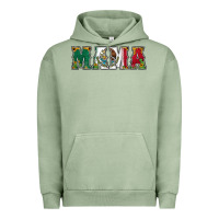 Pigment Oil Green mexican flag mama Urban Hoodie - Jasminsmagicworld