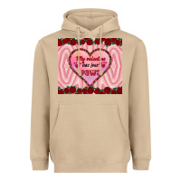 Mushroom my valentine has four paws Heavyweight Hoodie - RanaPortraitStore