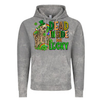 Cloud Rock dead inside but lucky  with skeleton Vintage Hoodie - AdoDesignShop