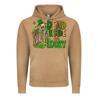 Vintage Camel dead inside but lucky  with skeleton Vintage Hoodie - AdoDesignShop