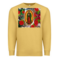Antique Gold Lady of Guadalupe Premium Sweatshirt - CTS Tumbler Store