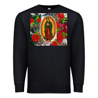 Black Lady of Guadalupe Premium Sweatshirt - CTS Tumbler Store