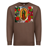 Chestnut Lady of Guadalupe Premium Sweatshirt - CTS Tumbler Store