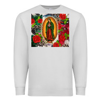Dove Grey Lady of Guadalupe Premium Sweatshirt - CTS Tumbler Store