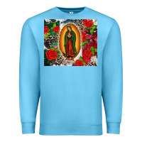 Ocean Blue Lady of Guadalupe Premium Sweatshirt - CTS Tumbler Store