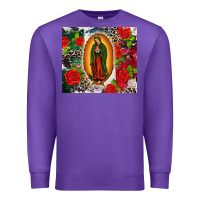 Purple Lady of Guadalupe Premium Sweatshirt - CTS Tumbler Store