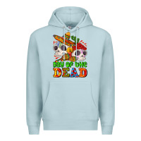 Blue Mist mexican day of the dead Premium Hoodie - AdoDesignShop