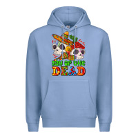 Colony Blue mexican day of the dead Premium Hoodie - AdoDesignShop