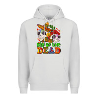 Dove Grey mexican day of the dead Premium Hoodie - AdoDesignShop