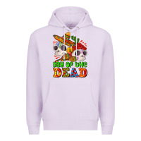 Lilac mexican day of the dead Premium Hoodie - AdoDesignShop
