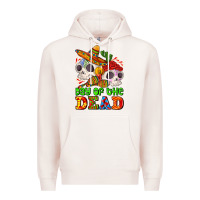 Pale Pink mexican day of the dead Premium Hoodie - AdoDesignShop