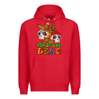 Red mexican day of the dead Premium Hoodie - AdoDesignShop