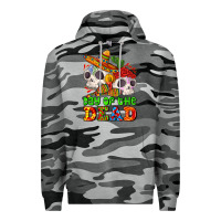 Slate Camo mexican day of the dead Premium Hoodie - AdoDesignShop