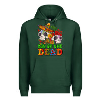 Sports Green mexican day of the dead Premium Hoodie - AdoDesignShop