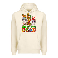 Tofu mexican day of the dead Premium Hoodie - AdoDesignShop