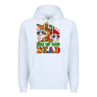 White mexican day of the dead Premium Hoodie - AdoDesignShop