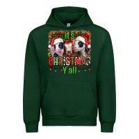 Forest Green it's christmas y'all heifers Urban Hoodie - Jasminsmagicworld