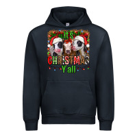 Navy it's christmas y'all heifers Urban Hoodie - Jasminsmagicworld