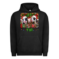 Pigment Black it's christmas y'all heifers Urban Hoodie - Jasminsmagicworld
