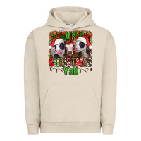 Pigment French Oak it's christmas y'all heifers Urban Hoodie - Jasminsmagicworld