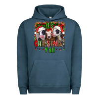 Pigment Midnight Navy it's christmas y'all heifers Urban Hoodie - Jasminsmagicworld