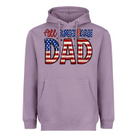 Lavender all american dad Heavyweight Hoodie - Zillion Design Studio