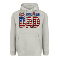 Moon Dust all american dad Heavyweight Hoodie - Zillion Design Studio