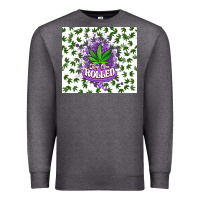 Charcoal Heather keep one rolled weed Premium Sweatshirt - CTS Tumbler Store