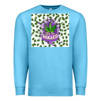 Ocean Blue keep one rolled weed Premium Sweatshirt - CTS Tumbler Store