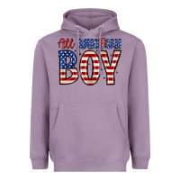 Lavender all American boy Heavyweight Hoodie - Zillion Design Studio