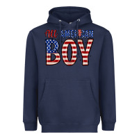 Navy all American boy Heavyweight Hoodie - Zillion Design Studio