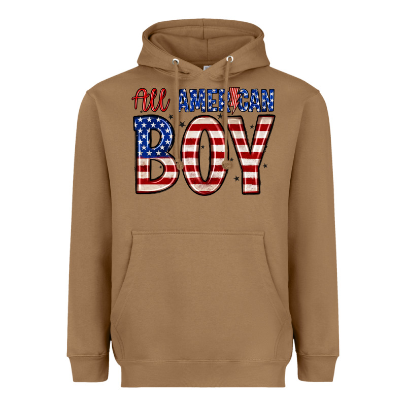 All American Boy Heavyweight Hoodie by Zillion Design Studio | Teevron