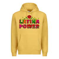 Antique Gold latina power Premium Hoodie - AdoDesignShop