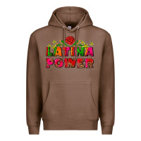 Chestnut latina power Premium Hoodie - AdoDesignShop
