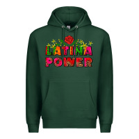 Sports Green latina power Premium Hoodie - AdoDesignShop