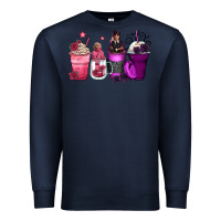 Navy wednesday and enid coffee cups Premium Sweatshirt - Zillion Design Studio