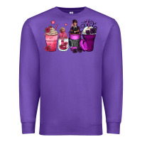 Purple wednesday and enid coffee cups Premium Sweatshirt - Zillion Design Studio