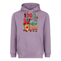 Lavender 100 days of coffee and chaos Heavyweight Hoodie - texasbilliewilder