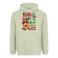 Matcha 100 days of coffee and chaos Heavyweight Hoodie - texasbilliewilder