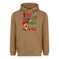 Toasted Coconut 100 days of coffee and chaos Heavyweight Hoodie - texasbilliewilder