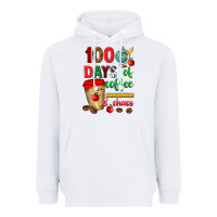 White 100 days of coffee and chaos Heavyweight Hoodie - texasbilliewilder