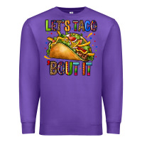 Purple lets taco bout it Premium Sweatshirt - CTS Tumbler Store